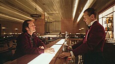 Jack Nicholson a Joe Turkel v hororu Osvícení (1980)
