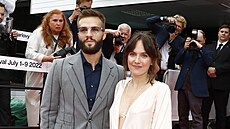 Matyá Ramba a Tereza Ramba na filmovém festivale (Karlovy Vary, 1. ervence...