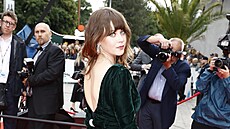 Jenovéfa Boková na filmovém festivalu (Karlovy Vary, 1. �ervence 2022)