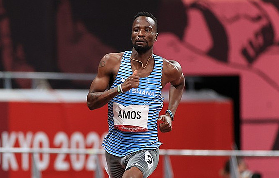 Nijel Amos na olympiád v Tokiu