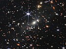 Kupa galaxií SMACS 0723. První zveejnný infraervený snímek vzdáleného...