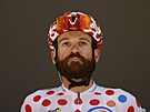 Lídr vrchaské soute Simon Geschke na startu 13. etapy Tour de France