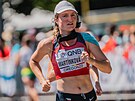 Chodkyn Elika Martínková v závod na 20 kilometr na mistrovství svta v...