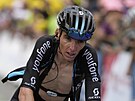 Romain Bardet v cíli 11. etapy Tour de France