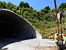 Tunel Hebe silniái otevou vas, modernizace vstoupila do druhé poloviny
