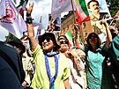 Íránci se radují z doivotního rozsudku pro Hamída Núrího, který se v 80....