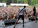 Ostravsk hardcore punkov skupina Sheeva Yoga na festivalu Obscene Extreme v...