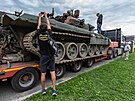 Výstava znekodnné ruské vojenské techniky zane v pondlí v Praze. (10....