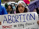 eny ve Washingtonu poadují právo na potrat.