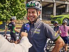 David Trávníek v cíli L´Etape CR by Tour de France 2022