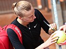 Petra Kvitová se pedstaví na turnaji WTA v Praze.