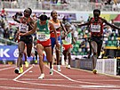 Etiopanka Letesenbet Gideyová si bí pro zlato v závod na 10 kilometr na...