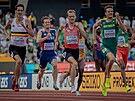 Filip Sasínek v rozbhu závodu na 1500 metr na mistrovství svta v Eugene.