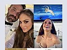 Jennifer Lopezová se na svém webu pochlubila fotkami ze svatby s Affleckem (17....