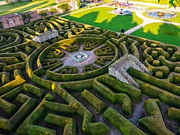 Marlborough Maze, Blenheim Palace, England, UK