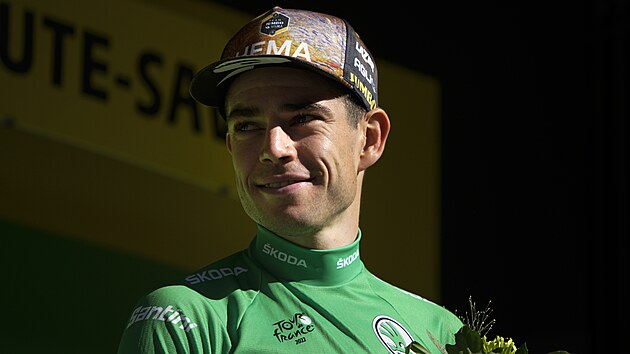 Wout Van Aert si nech zelen dres i po devt etap Tour de France.