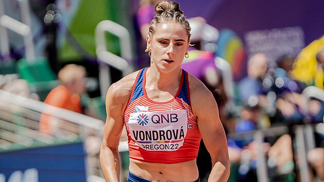 �tvrtka�ka Lada Vondrov� v rozb�hu na mistrovstv� sv�ta v Eugene