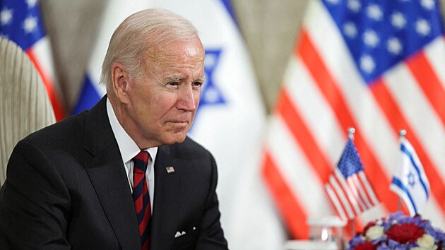 Americk prezident Joe Biden (14. ervence 2022)