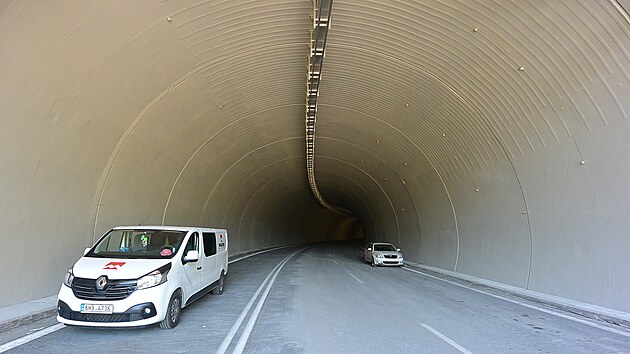 Modernizace tunelu Hebe na silnici I/35 probh podle plnu.