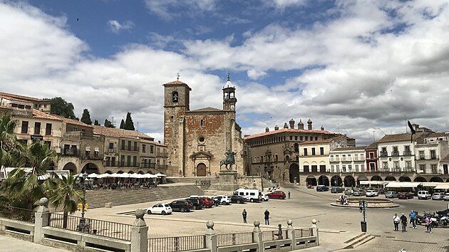 Trujillo, hlavn nmst msta, kter je na seznamu svtovho kulturnho ddictvn UNESCO