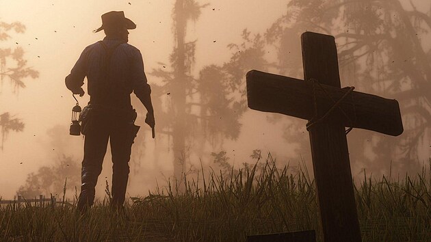 Hráči uspořádali pohřeb online části hry Red Dead Redemption 2