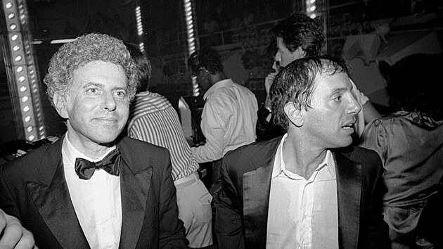 Mark Fleischman a Steve Rubell v klubu Studio 54 (New York, 15. z 1981)