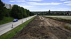 Praský dopravní podnik zahájil stavbu dlouho plánované tramvajové trati z...
