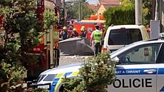 Výbuch v Olanech u Prostjova zcela zniil rodinný dm, pokozené jsou i dalí...