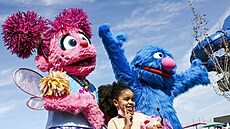 Postavi�ky v zábavním parku Sesame place (25. b�ezna 2022)