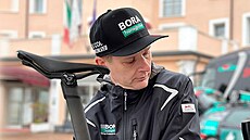 eský mechanik Jan Friede se stará o kola jezdc stáje Bora-hansgrohe.