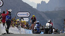 Geraint Thomas v cíli 11. etapy Tour de France