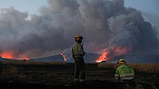 Španělští hasiči musejí čelit mnoha rozsáhlým požárům lesních porostů, jako zde... | na serveru Lidovky.cz | aktuální zprávy