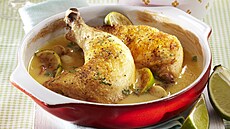 Kuec stehna s limetkami a esnekem