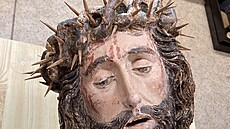 V Moutnicích na Brnnsku objevili vzácnou sochu Ukiování Krista.