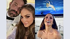 Jennifer Lopezová se na svém webu pochlubila fotkami ze svatby s Affleckem (17....