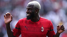 Tiemoué Bakayoko v barvách AC Milán.