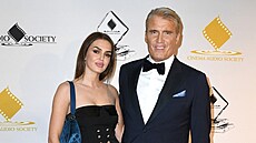 Emma Krokdalová a Dolph Lundgren (Los Angeles, 19. b�ezna 2022)