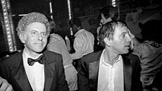 Mark Fleischman a Steve Rubell v klubu Studio 54 (New York, 15. záí 1981)