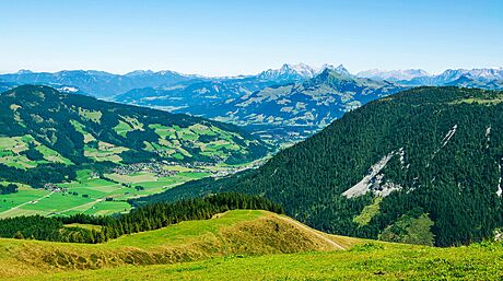 Údolí Brixental v Tyrolských Alpách v Rakousku mí asi 30 kilometr. I zde...