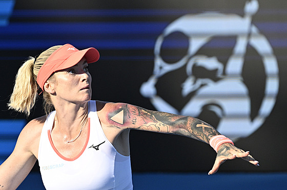 eská tenistka Tereza Martincová na turnaji WTA v Praze