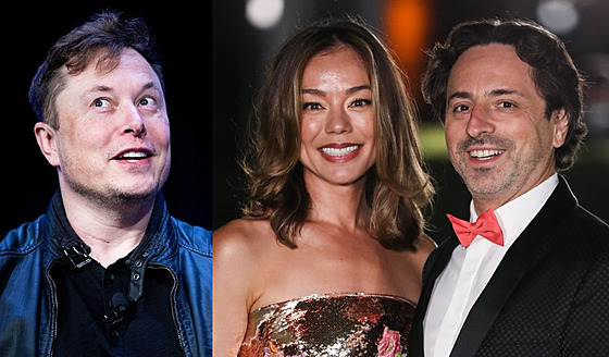 Elon Musk, Nicole Shanahanová a Sergey Brin