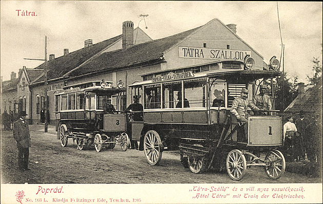 Tatry na Technetu: první trolejbusy v Rakousko-Uhersku vyjely roku 1904