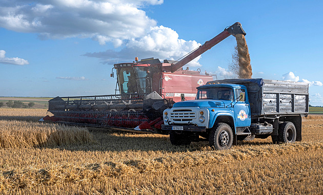 Ukrajina letos vyvezla o třetinu méně obilí než loni. Přišla o půdu i výnosy