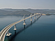 Pohled na nov postaven most na poloostrov Peljeac v Chorvatsku. (26....