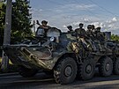 Ukrajintí vojáci v Donbasu (20. ervence 2022)