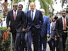 Ruský ministr zahranií Sergej Lavrov bhem návtvy Etiopie (27. ervence 2022)