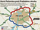 Dostavba Praského okruhu je v nedohlednu.