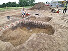 Pracovnci z Archeologickho centra v Olomouci objevili novou osadu z doby...