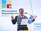 Premiér Petr Fiala na snmu Starost a nezávislých v Hradci Králové (23....