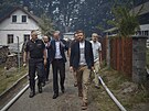 Lesní po�ár v Národním parku �eské �výcarsko. Po�ár likviduje na 410 hasi��,...
